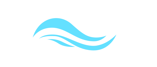 Coastal Masonry Logo. Icon is waves with bricks.